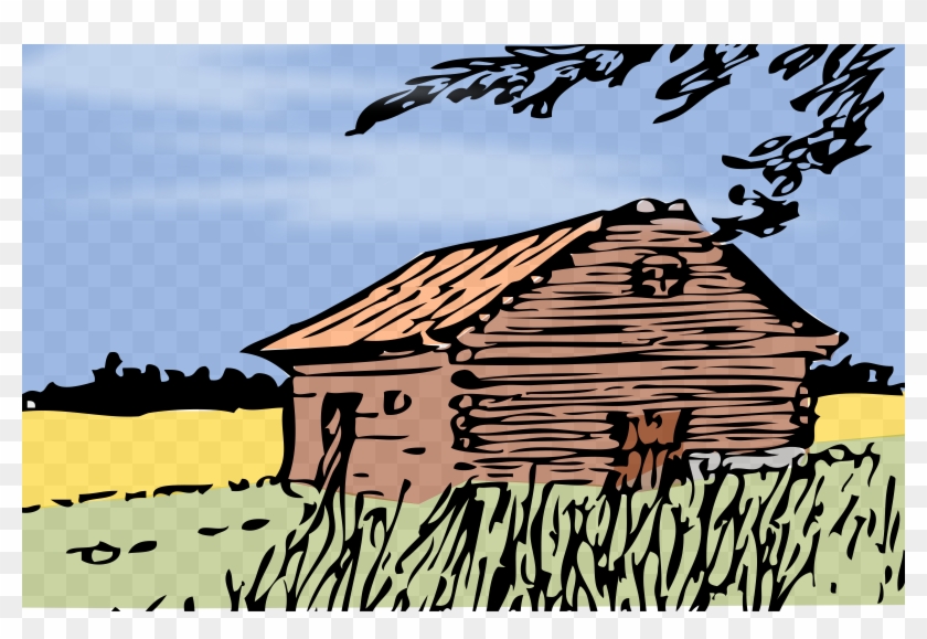 This Free Icons Png Design Of Autumn Barn - منظر طبيعي كوخ Clip Art Transparent Png #3119580