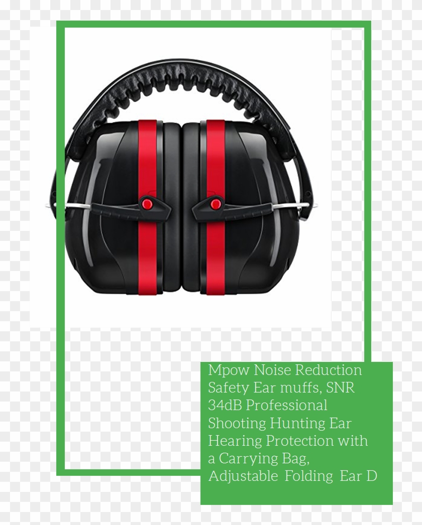 Mpow Noise Reduction Safety Ear Muffs, Snr 34db Professional - Earmuffs Clipart #3120143