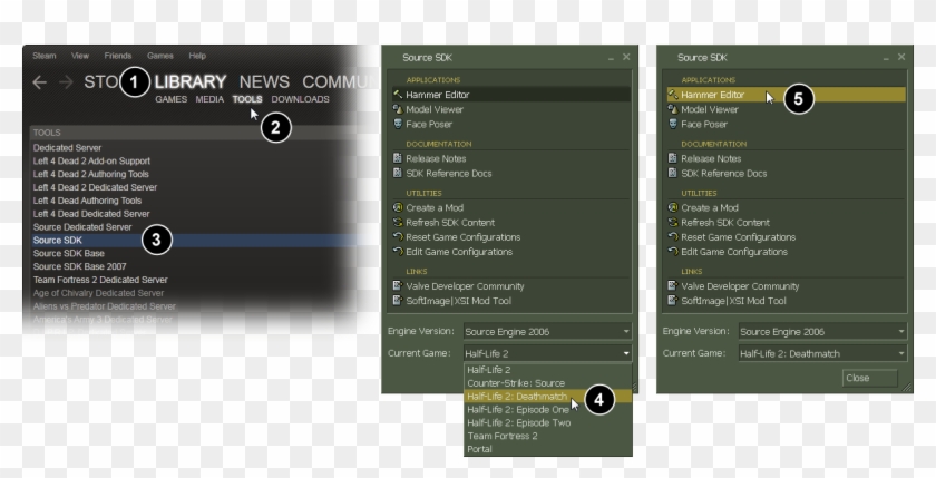 [u]downloading Source Sdk Through Steam[/u] - Source Engine Valve Development Kit Clipart