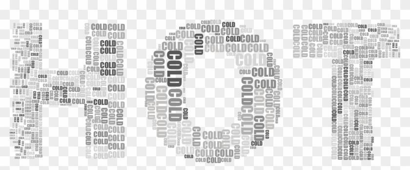 This Free Icons Png Design Of Hot And Cold Typography - Circle Clipart