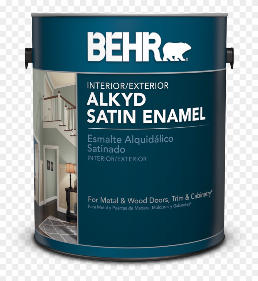 Undefined - Behr Alkyd Satin Enamel Clipart #3120983