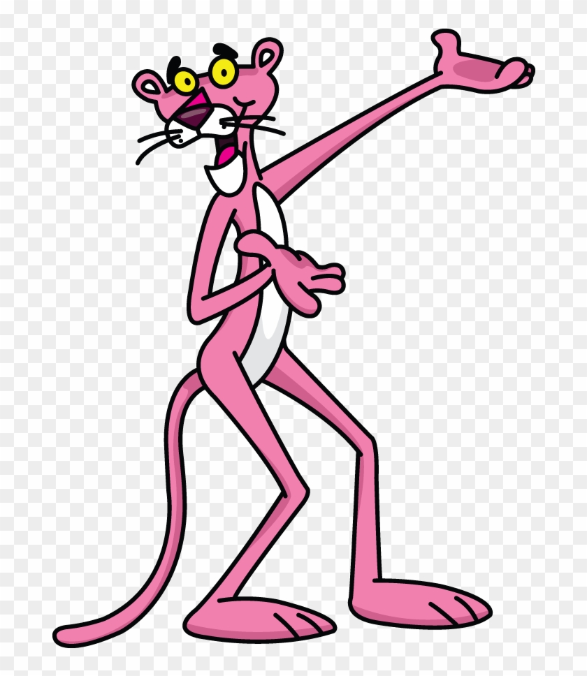 Slytherin Drawing Pink - Pink Panther Step By Step Clipart #3121309