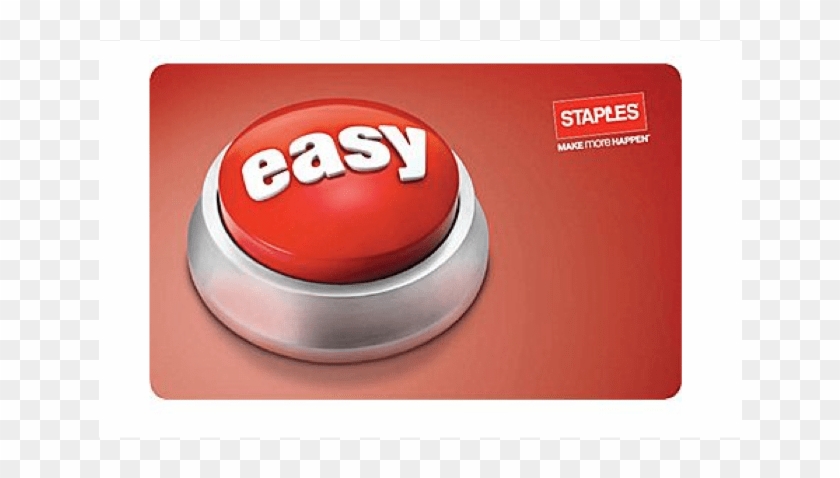 Staples Easy Button Clipart #3121773