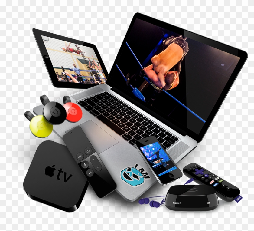Watch On Your Desktop, Laptop, Mobile Device And Now - Streaming Devices Png Clipart