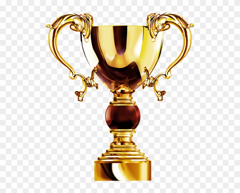 Golden Trophy Cup Image Png 3d Hd - Transparent Background Trophy Png Clipart