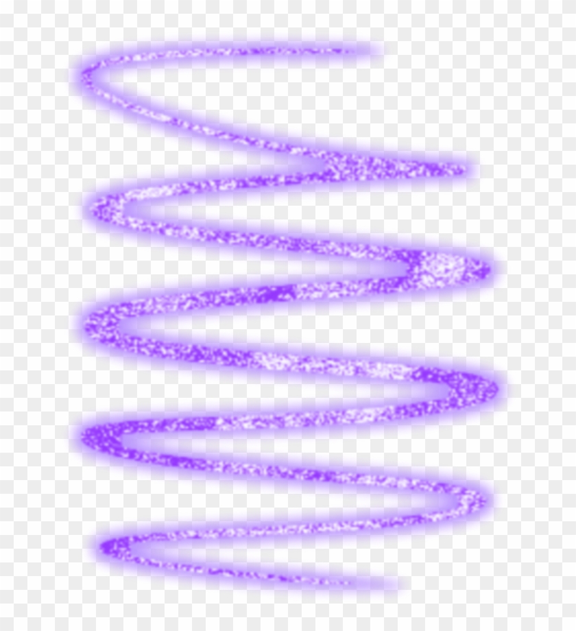 #swirl #purple #purpleneon #neon #light #lights #star - Purple Swirl Picsart Clipart #3122825