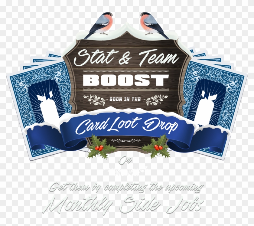 Stats & Team Boost Now On The Card Drop - Illustration Clipart #3123273