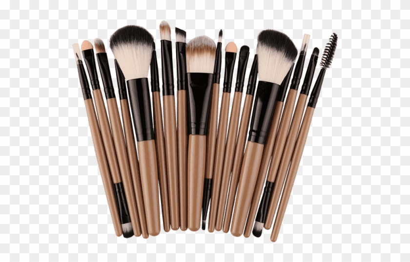 Makeup Brushes Png Transparent Background - Makeup Brush Set Png Clipart #3123322