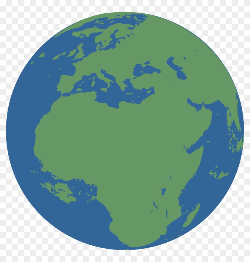 Clipart Earth Pdf - Map - Png Download