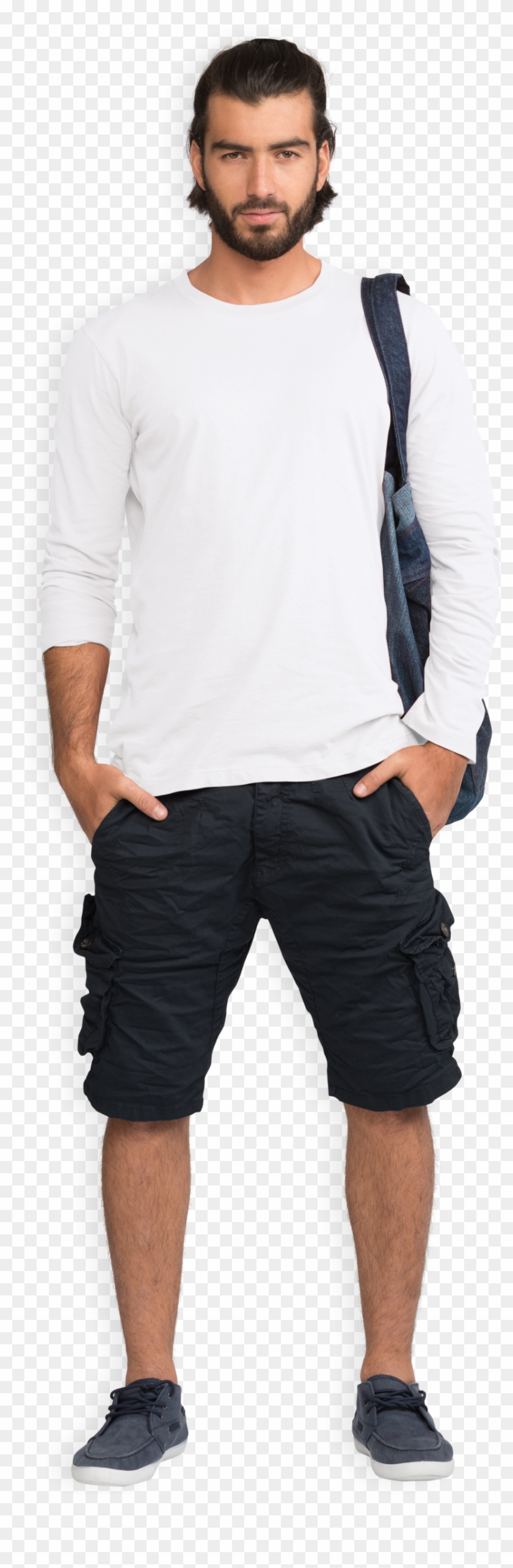 White Guy Png - Man In White Shirt Png Clipart #3123962