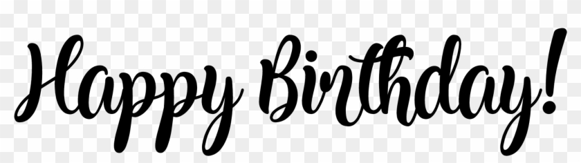 Happy Birthday Word Art - Happy Birthday Written Png Clipart #3123967