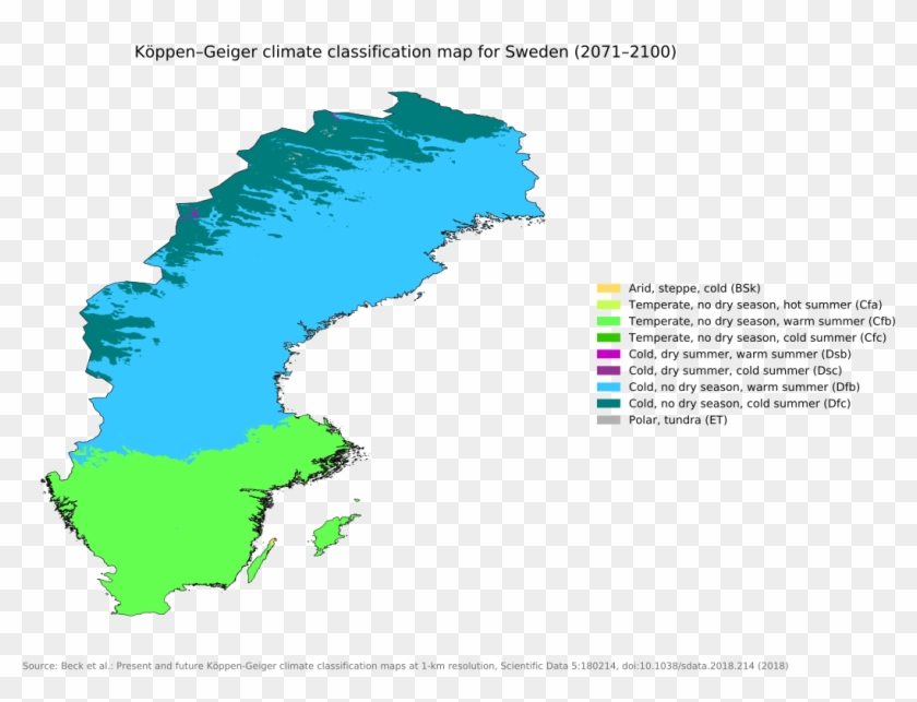 Koppen Climate Classification Sweden Clipart