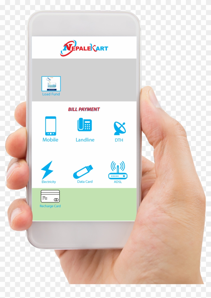 Online Payment Mobile App On Your Smartphone - Smartphone Clipart