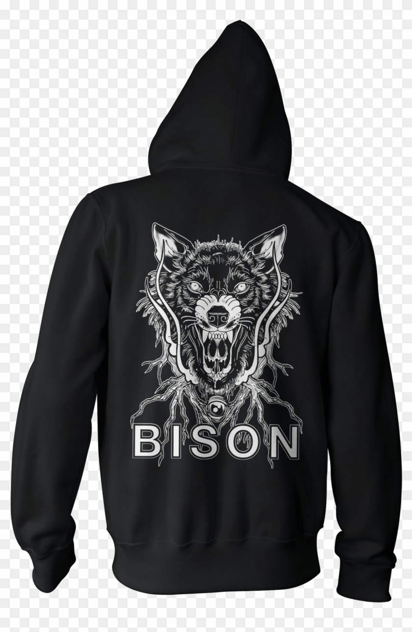 Bison “wolf” Zipper - Linkin Park Hybrid Theory Hoodie Clipart #3125124