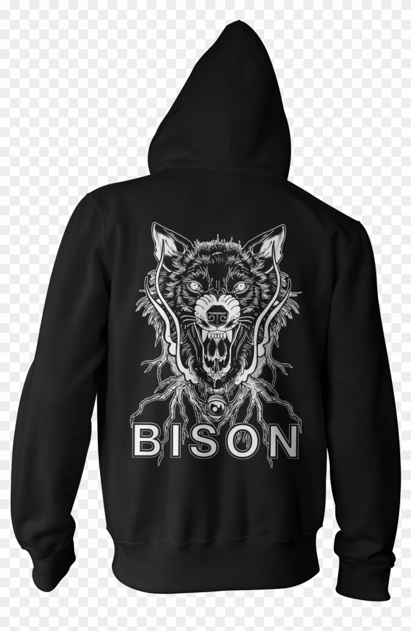 Bison “wolf” Zipper - Linkin Park Hybrid Theory Hoodie Clipart