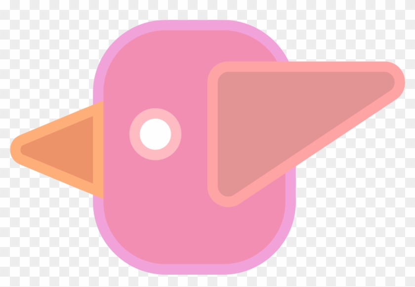 Abstract Cute Simple Cartoon Bird Clipart, Vector Clip - Png Download