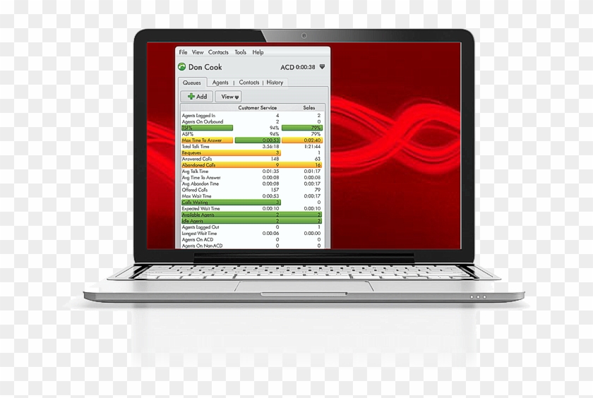 Customizable Personal Display Of Real-time Data - Netbook Clipart
