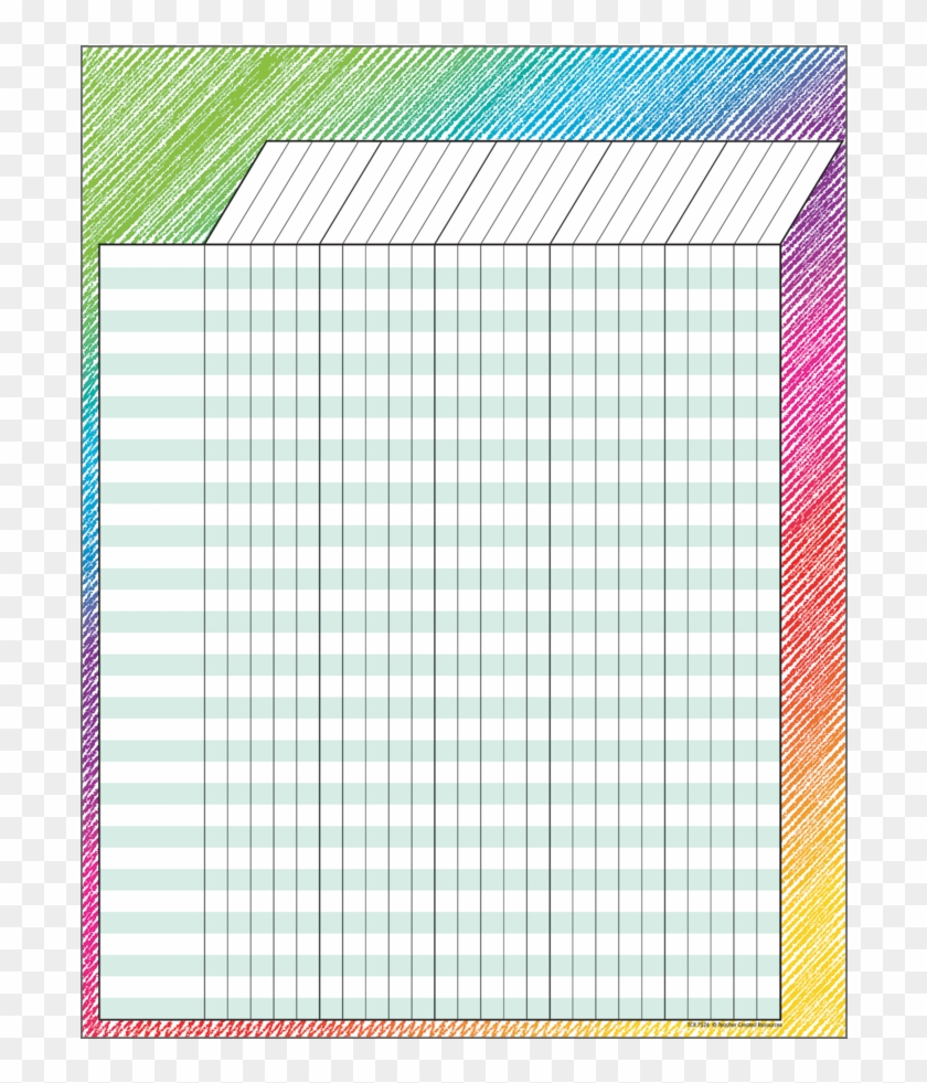 Tcr 7526 Colorful Scribble Incentive Chart - Trend Clipart #3126631