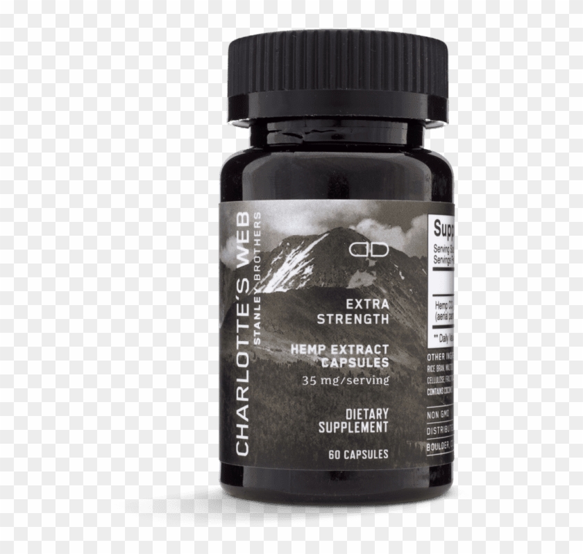 Charlotte's Web Extra Strength Hemp Extract Capsules - Charlotte's Web Extra Strength Capsules 60 Clipart