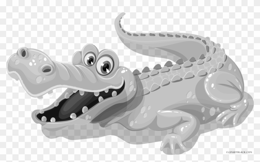 Clipart Animals Crocodile - Crocodile Can T Poke Its Tongue Out - Png Download #3127978