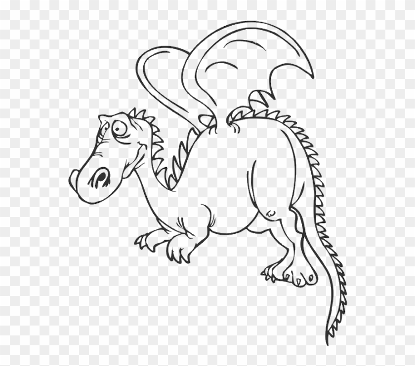 Dragon Coloring Pages Clipart #3128307