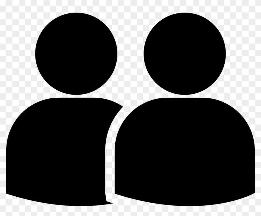 Couple Users Silhouette Comments - Paar Icon Clipart