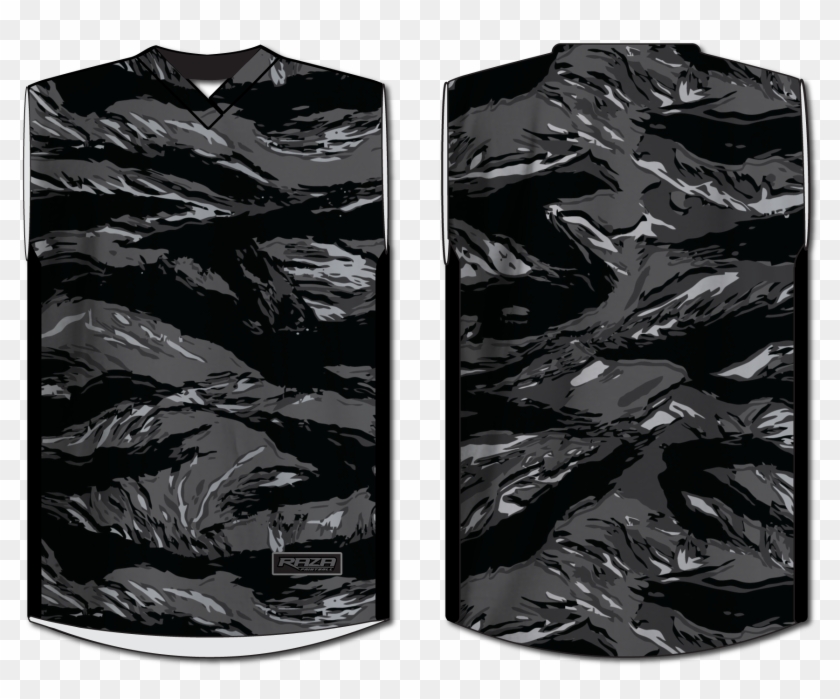 Urban Tiger Stripe Sleeveless Budget Baller - Red Tiger Stripe Clipart #3129273