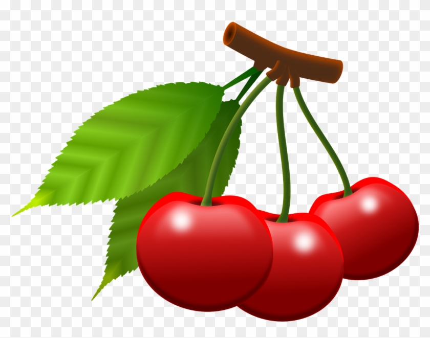 Cherries Fruits Berries Food Png Image - Essen Lustige Bilder Bewegliche Bilder Clipart #3129276