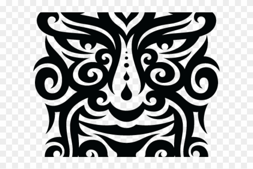 Tribal Tattoos Png Transparent Images - Tribal Face Tattoo Png Clipart