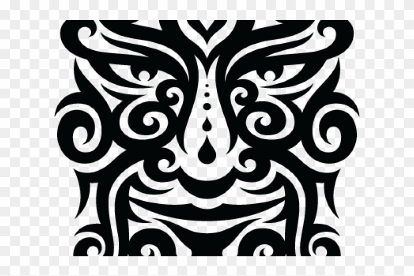 Tribal Tattoos Png Transparent Images - Tribal Face Tattoo Png Clipart #3129561