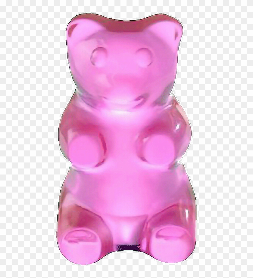 Pink Gummy Gummybear Cutefreetoedit - Blue Gummy Bear Png Clipart #3129919