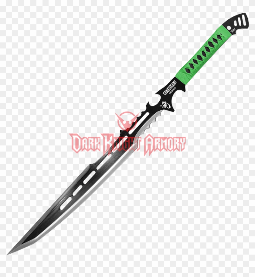 Ninja Sword Png - Doomsday Wicked Skull Ninja Sword Clipart