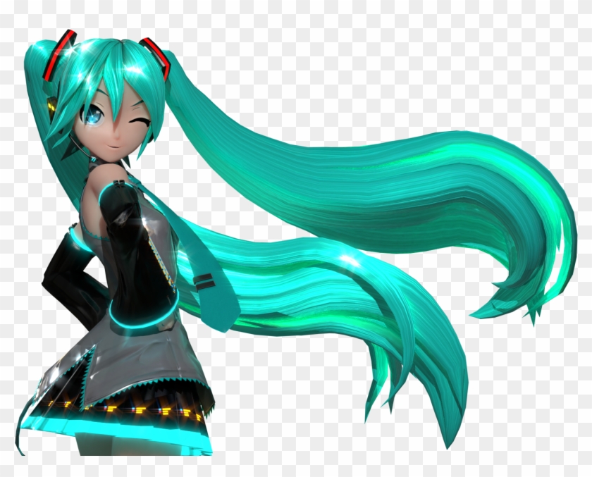 Miku Cycles Test - Anime Clipart