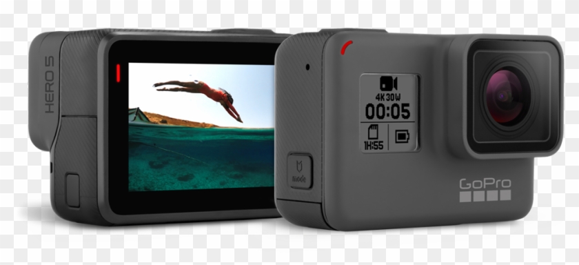 Gopro Hero 5 Black Png - Gopro Hero5 Black 4k Ultra Hd Camera Clipart #3130302