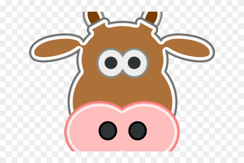 Head Clipart Cow's - Cow Head Clipart Png Transparent Png