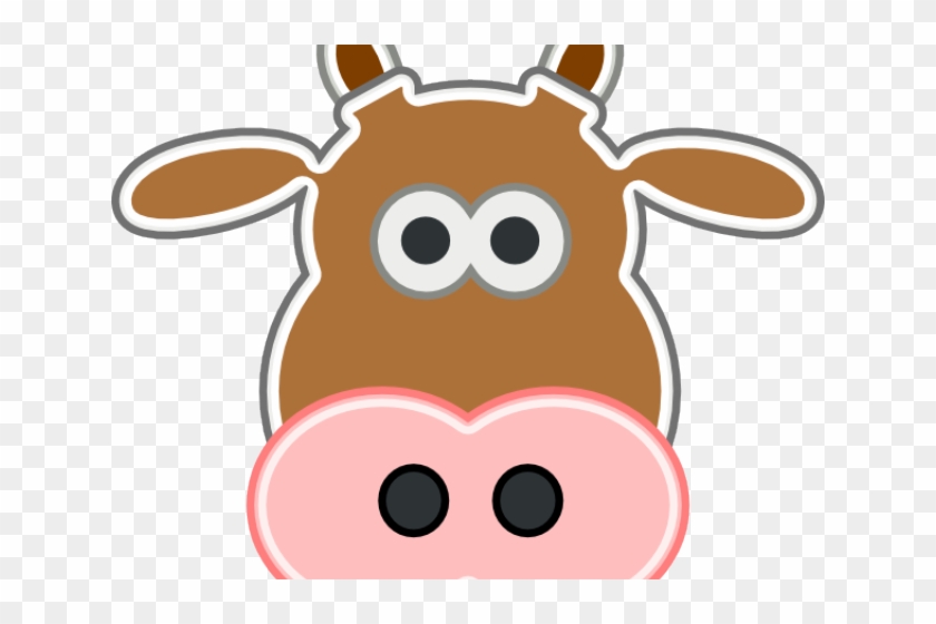 Head Clipart Cow's - Cow Head Clipart Png Transparent Png #3130310