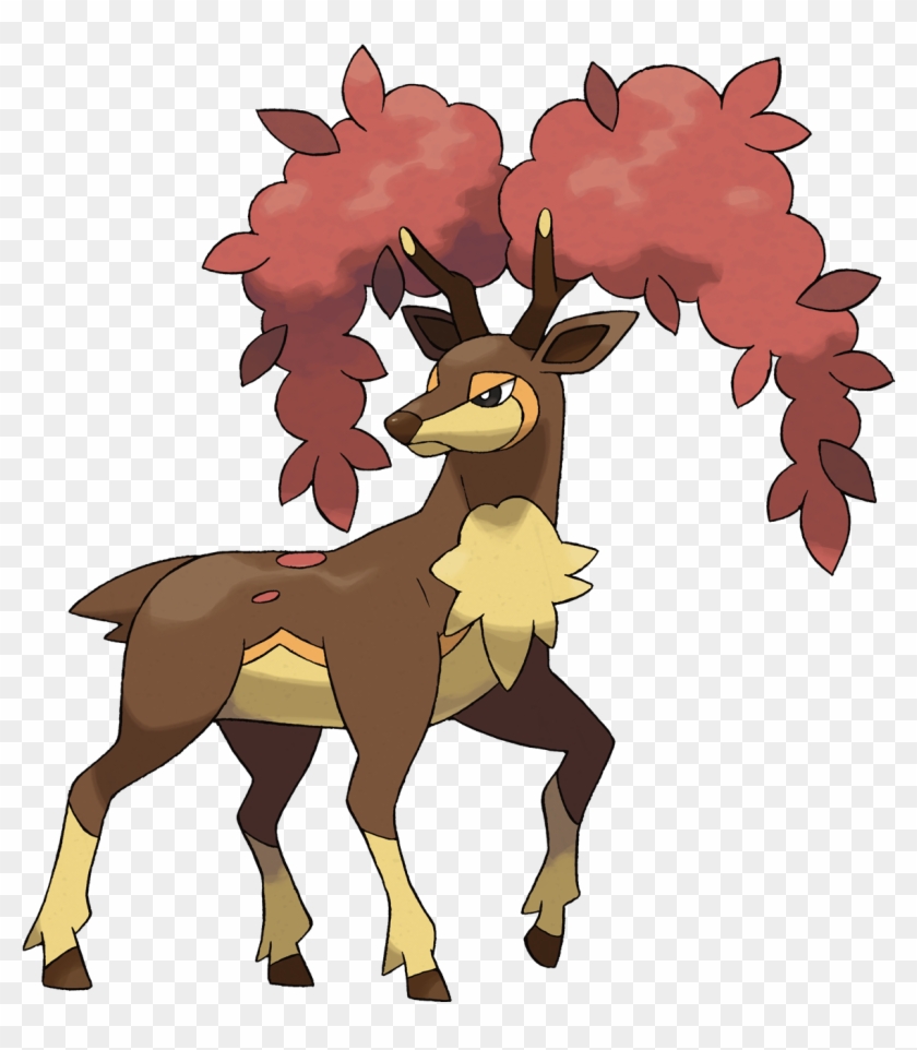 View 586sawsbuck-autumn , - Sawsbuck Pokemon Clipart