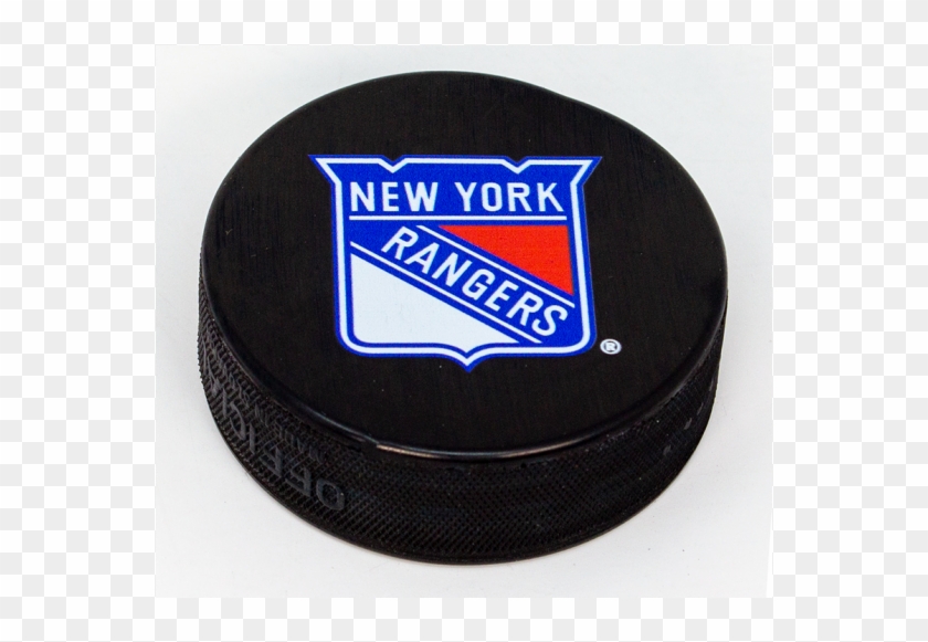 Nhl Souvenir Team Puck - New York Rangers Clipart