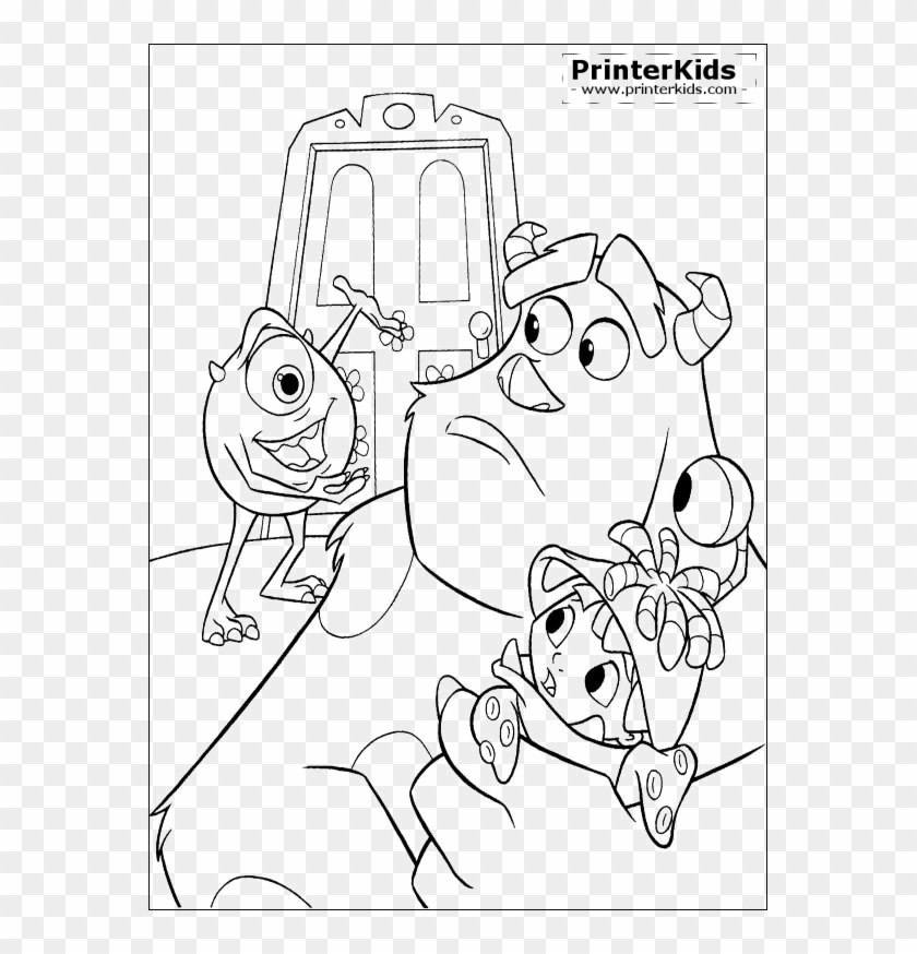 View Larger - Coloring Mike Boo And Sulley Clipart