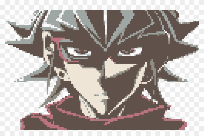 Akaba Reiji/declan Akaba - Yu Gi Oh Arc V Pixel Art Clipart