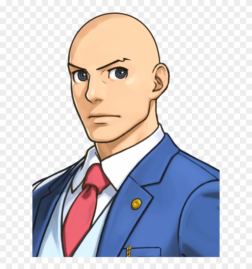 Making Your Favorite Characters Bald - Phoenix Wright Vs Makoto Naegi Clipart #3131414