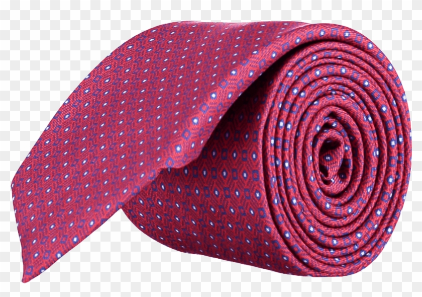 Italian Silk Tie Rolled - Rolled Tie Png Clipart