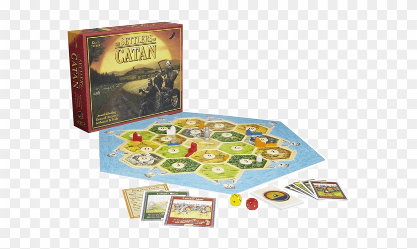 The Settlers Of Catan Board Game - Catan Board Game Price Clipart