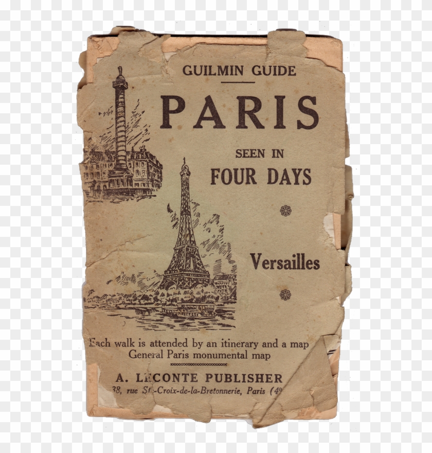 Vintage Guide To Paris - Poster Clipart