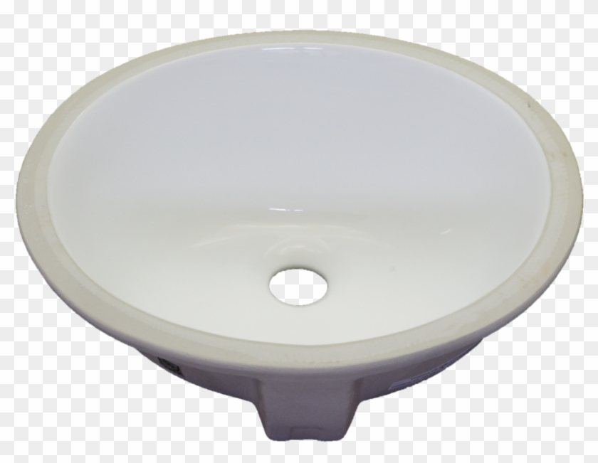 Orbit Porcelain Oval Undermount Vanity Sink In White, Clipart