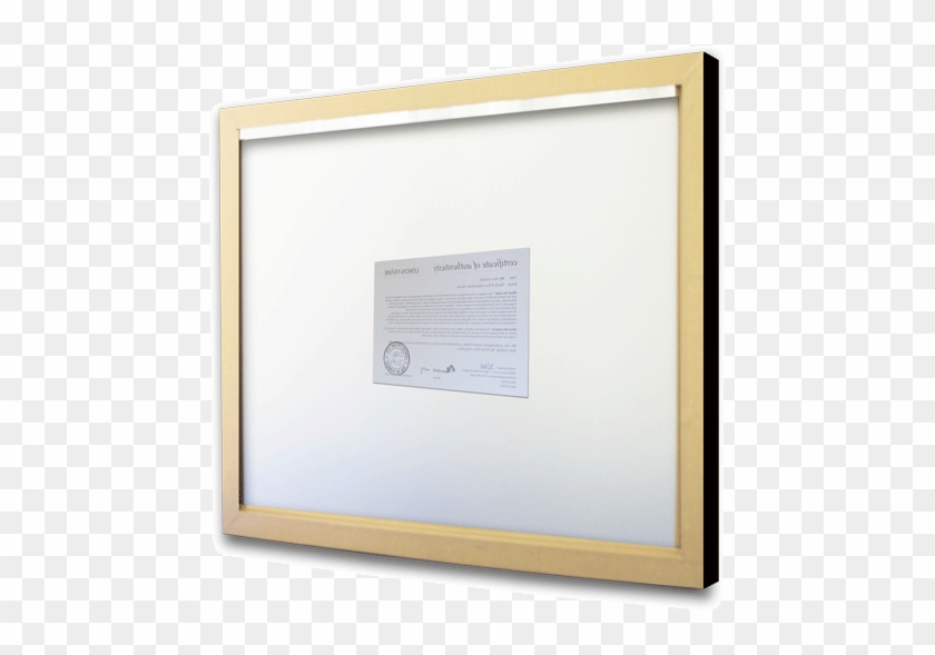 Each Print Is Supplied With A Numbered Certificate - Flat Panel Display Clipart #3134288