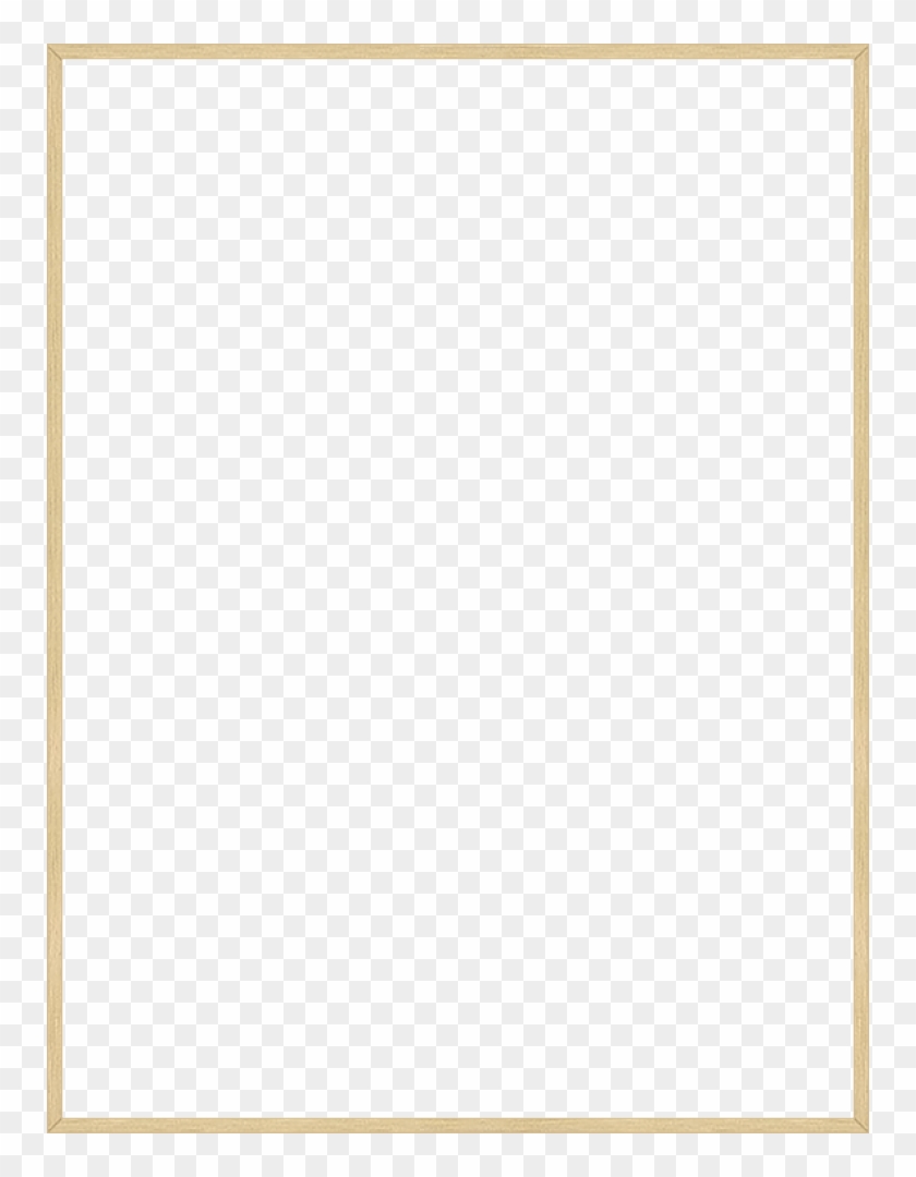 Studio Blonde Wood Frame - Parallel Clipart