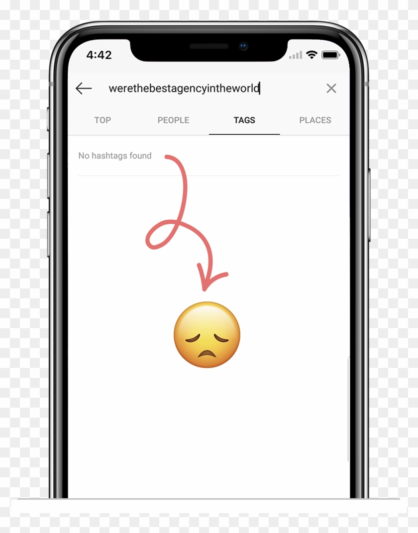 Instagram Search For The Hashtag - Iphone Clipart #3134624
