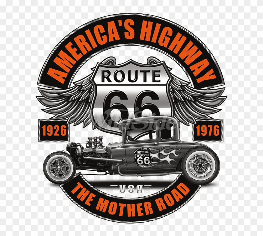 Route 66 Muscle Car Toddler - Route 66 Clipart