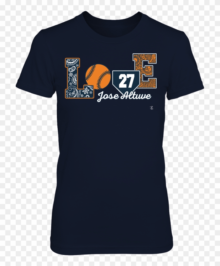 Jose Altuve Front Picture - St Louis Blues Trumpet Logo Shirt Clipart #3135657